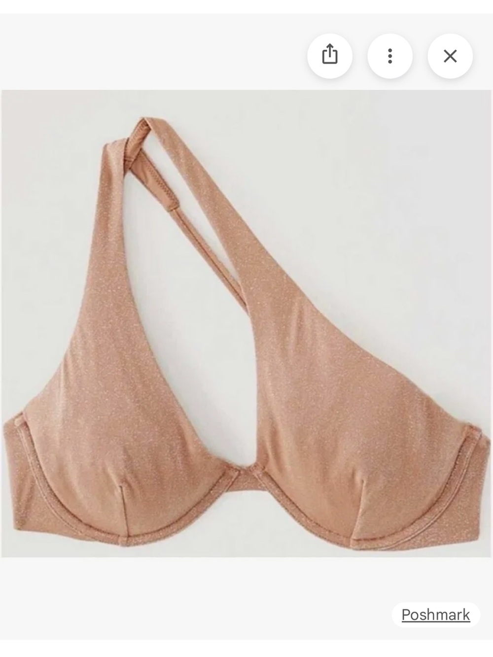 Abercrombie & Fitch Brown Underwire High-Leg Bikini Set